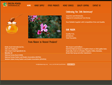 Tablet Screenshot of deltahoney.com